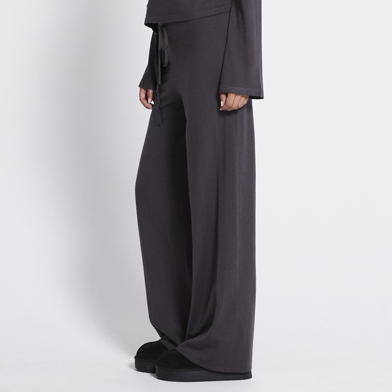 Knit soft pants "Jolina" Antracit